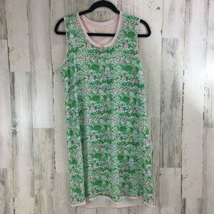 The Beaufort Bonnet Company Womens Sz M Belmont Blooms Sleeveless Nightgown